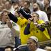 Michigan fans cheer before the start of the game against Michigan State at Breslin Center in East Lansing on Tuesday, Feb. 12. Melanie Maxwell I AnnArbor.com